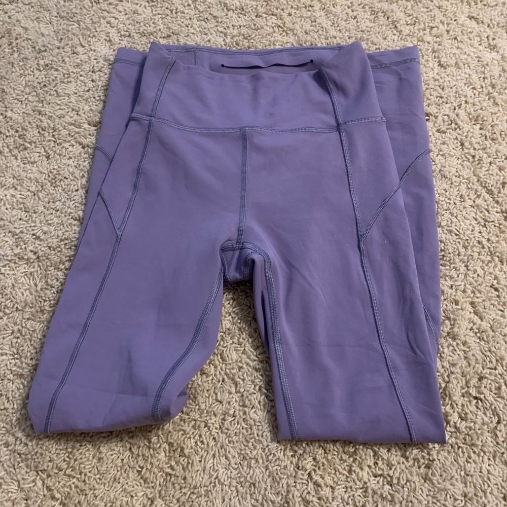 Lululemon In Movement Leggings 25" *Everlux in Purple Quartz - Picture 3 of 5
